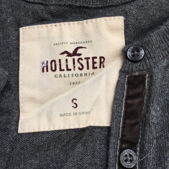 Gray ruffle pocket cardigan - Picture 3 of 3